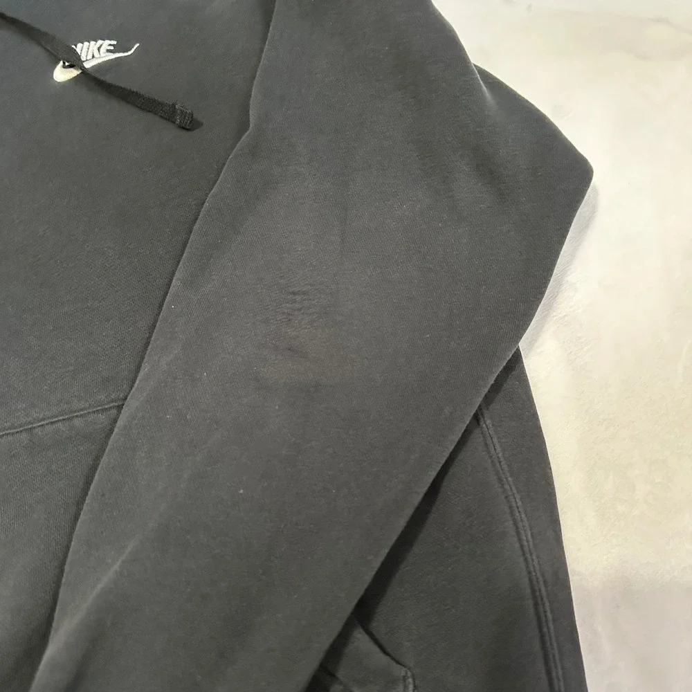 Nike Mens Sportswear fleece pullover hoodie Black Size M